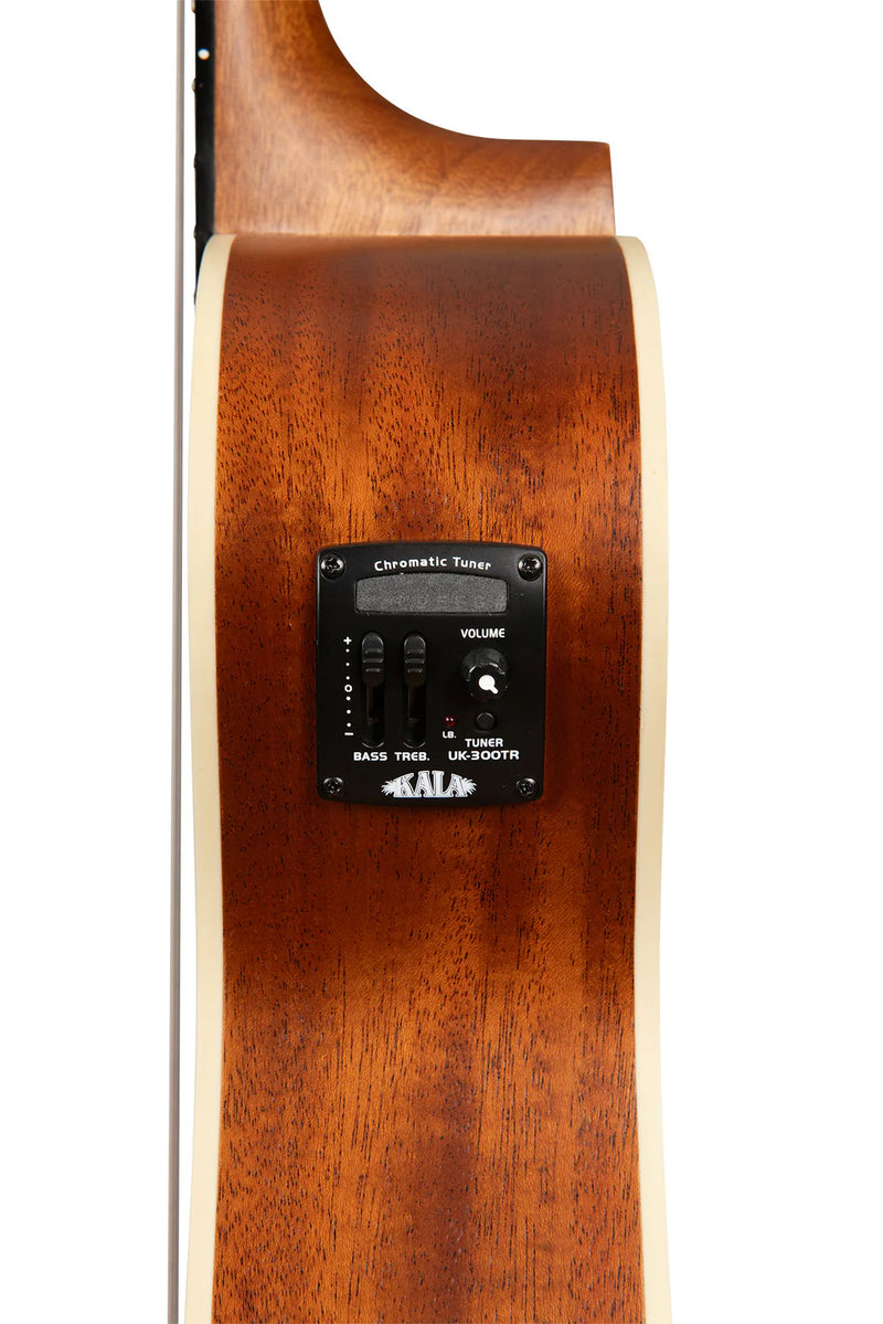 Kala KA-BE-LH Satin Mahogany Baritone Left Handed Ukulele