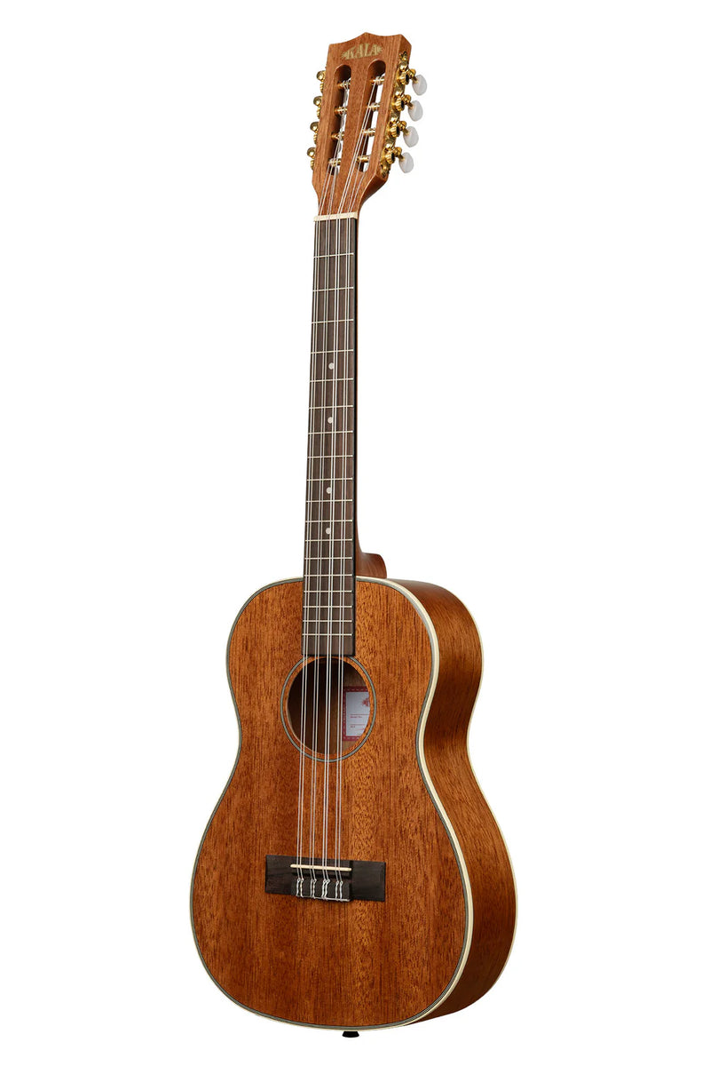 Kala KA-BG8 Gloss Mahogany Baritone 8-String Ukulele