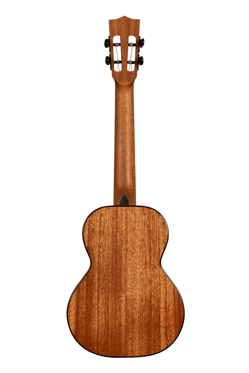 Kala KA-CT-SMH-TG-BAG Contour All Solid Gloss Mahogany Tenor Ukulele with Bag