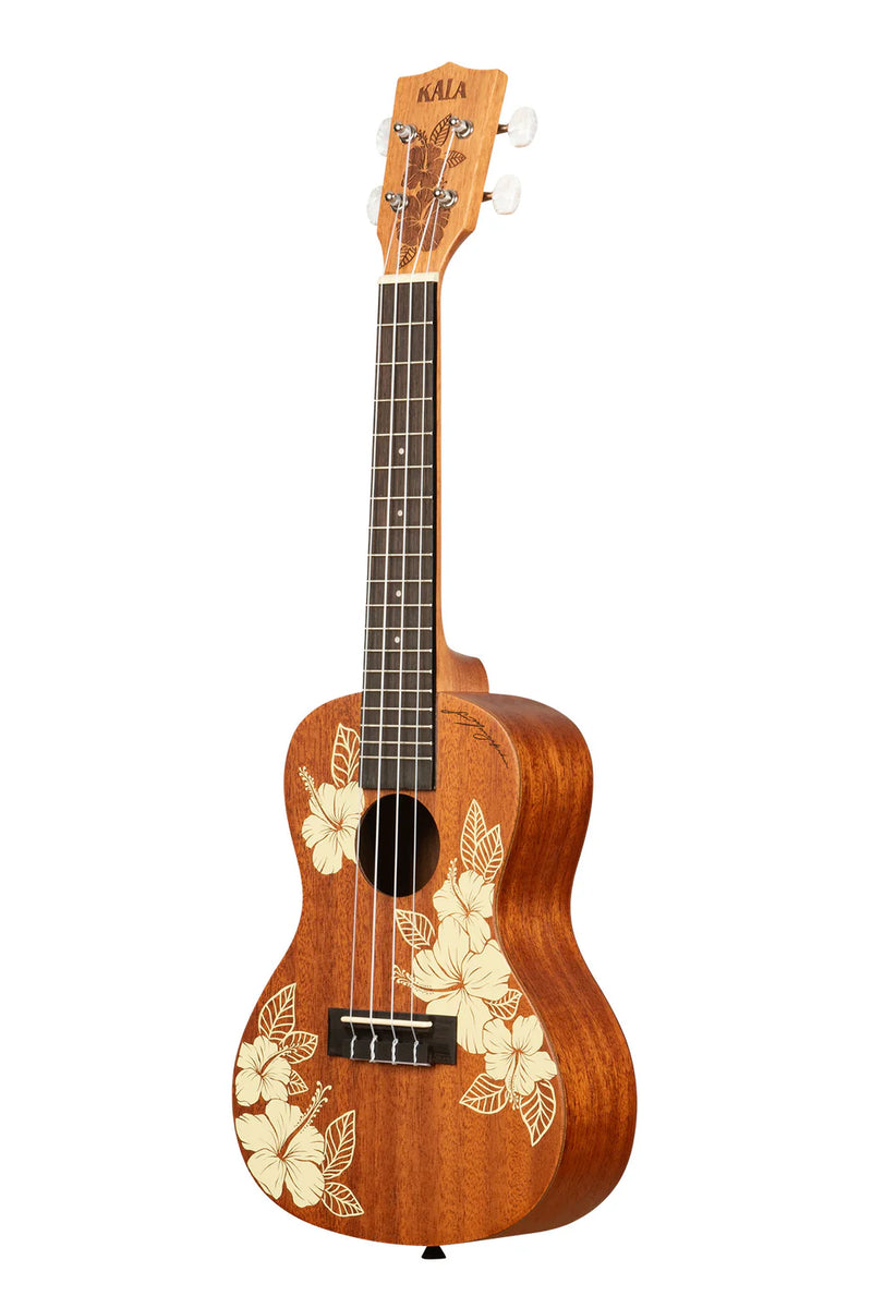 Kala KA-HIBISCUS-C Mahogany Concert Ukulele (Hibiscus)