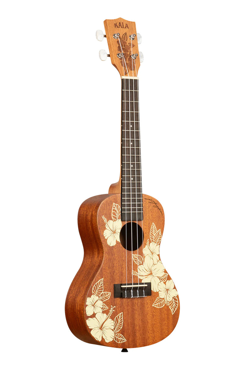 Kala KA-HIBISCUS-C Mahogany Concert Ukulele (Hibiscus)