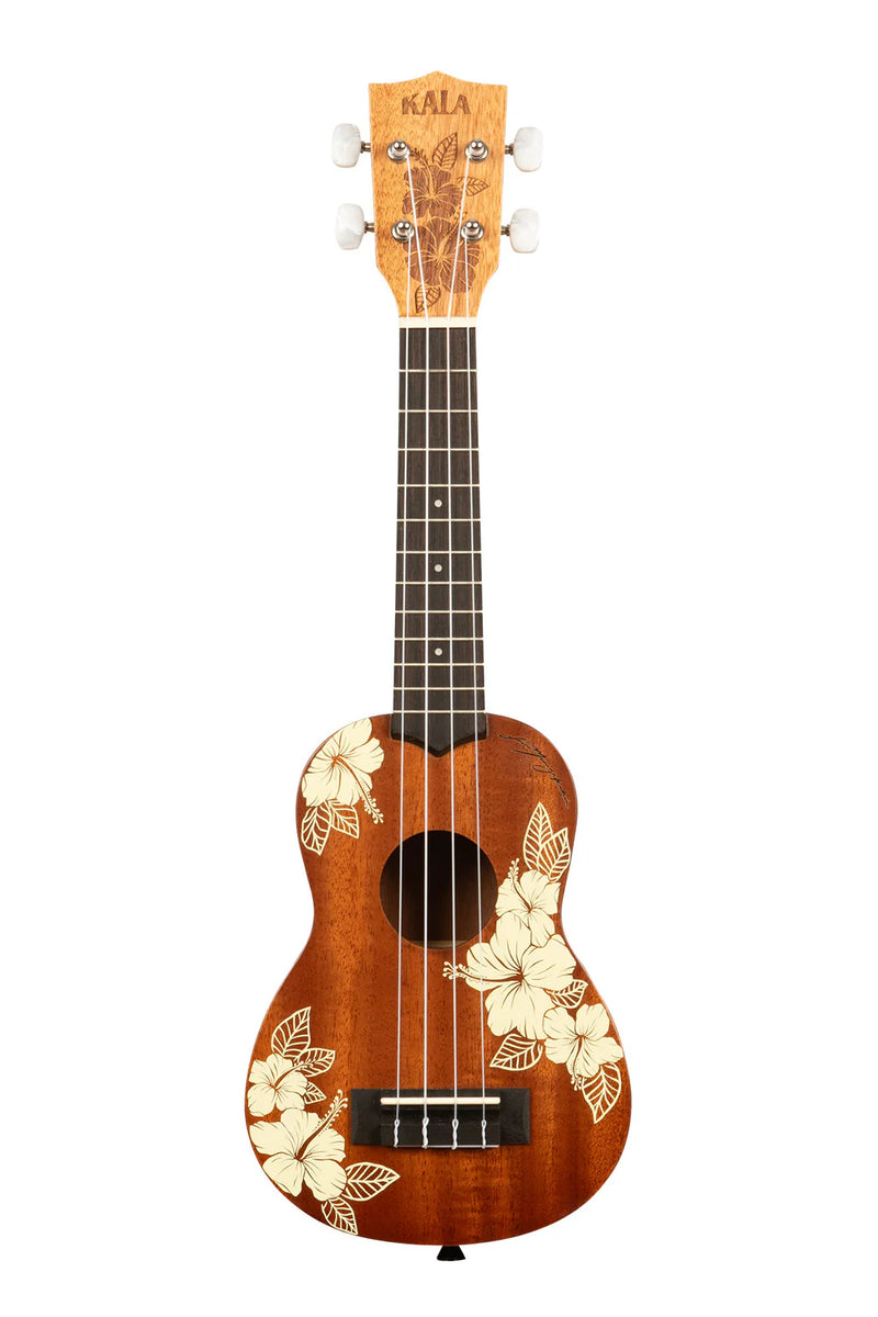 Kala KA-HIBISCUS-S Mahogany Soprano Ukulele (Hibiscus)
