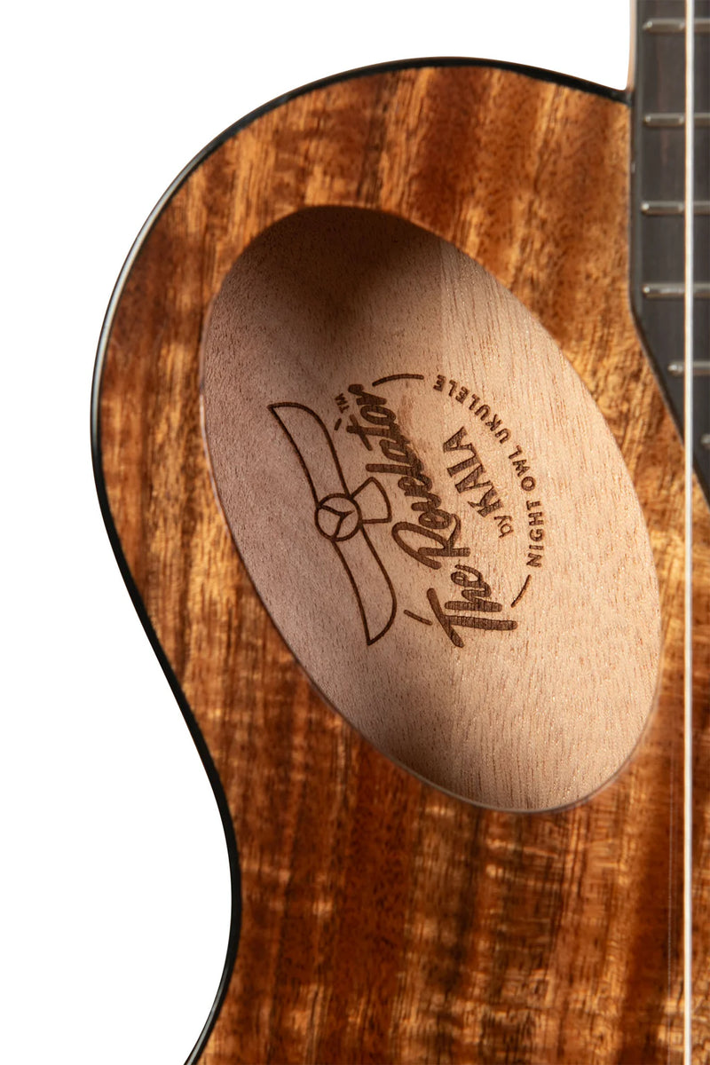 Kala KA-OWL-ACA-TE Revelator® Night Owl Acacia Tenor Ukulele