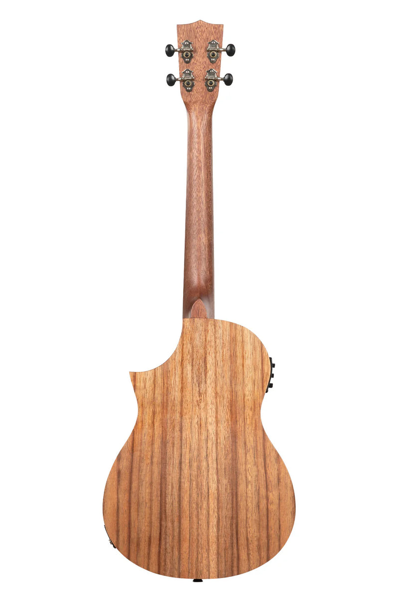 Kala KA-TK-B-CE Teak Tri-Top Baritone Ukulele
