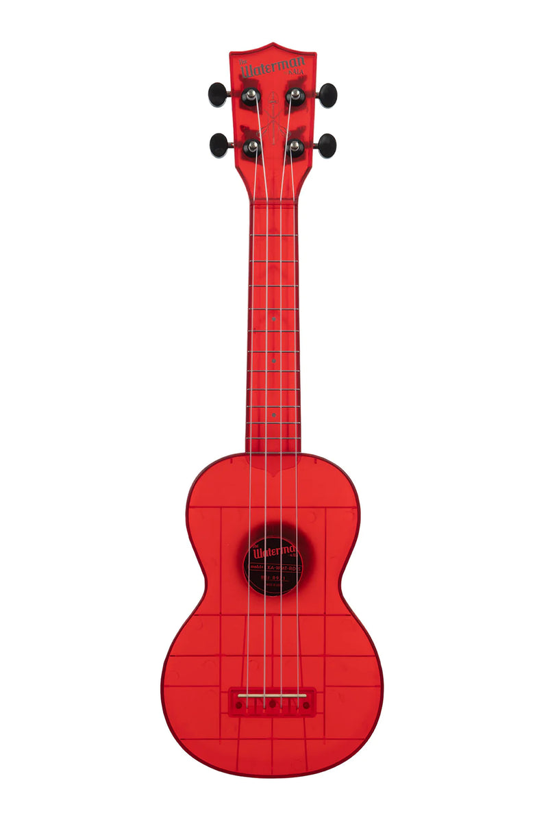 Kala KA-WMT-RD-S Transparent Soprano Waterman (Maritime Red)