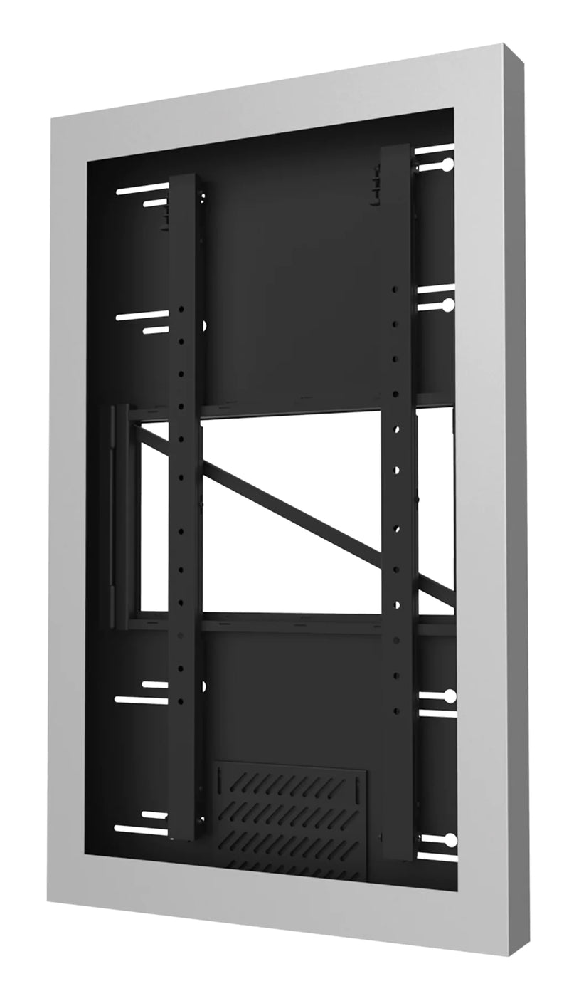 Peerless-AV KIP655-S Boîtier de portrait pour kiosque mural pour écrans 55" (argent)