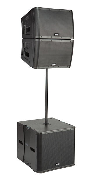 QSC KLA181-B Caisson de basses alimenté 1 000 W avec matériel de montage - 18" (Noir)