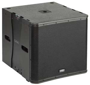 QSC KLA181-B Caisson de basses alimenté 1 000 W avec matériel de montage - 18" (Noir)