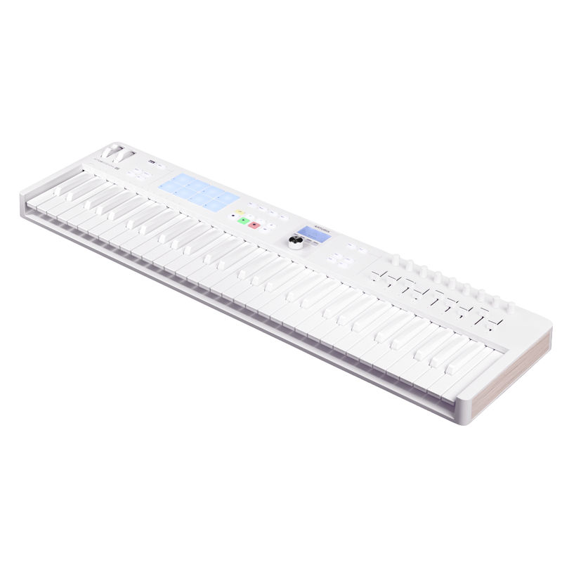 Arturia KEYLAB ESSENTIAL MK3 Limited Edition MIDI Controller (Alpine White) - 61 Keys