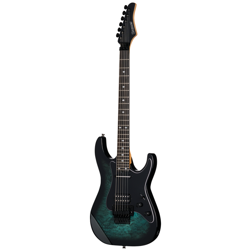 Kramer VOLANTE QUILT HSFR Electric Guitar (Aqua Burst)