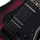 Kramer VOLANTE QUILT HSFR Electric Guitar (Magenta Burst)