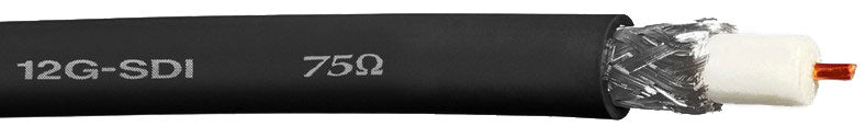Canare L-5.5CUHWS 12G High Flex SDI Video Coaxial Cable (Black) - 300M