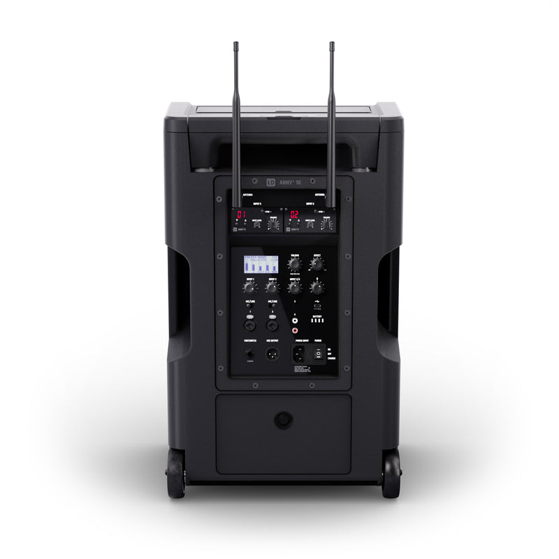 LD Systems ANNY® 10 HBH 2 B5.1 (USA Version) Portable Battery-Powered Bluetooth PA Systems - 10"