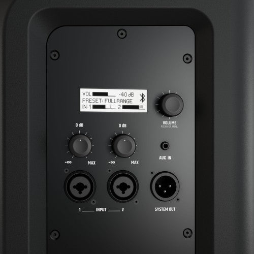 LD Systems ICOA Haut-parleur de sonorisation coaxial alimenté BT 12 A avec Bluetooth - 12" (Noir)