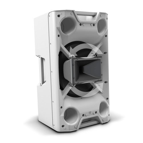 LD Systems ICOA Haut-parleur de sonorisation coaxial alimenté BT 15 A avec Bluetooth - 15" (Blanc)
