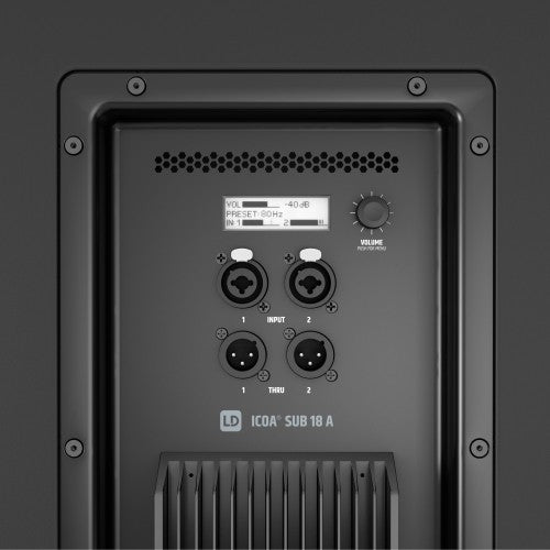 LD Systems ICOA SUB 18 A Powered Bass Reflex PA Subwoofer - 18"