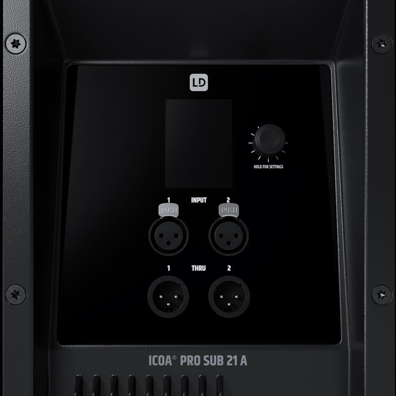 LD Systems ICOA PRO SUB 21 A Powered High-Performance Bass Reflex PA Subwoofer - 21"