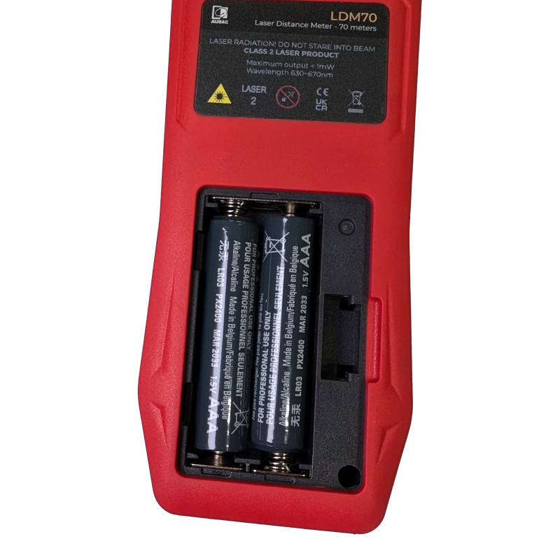 Audac LDM70 Laser Distance Meter - 70m