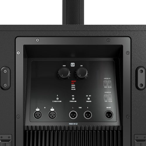 LD Systems MAUI 44 G2 Cardioid Powered Column Loudspeaker (Black) (DEMO)