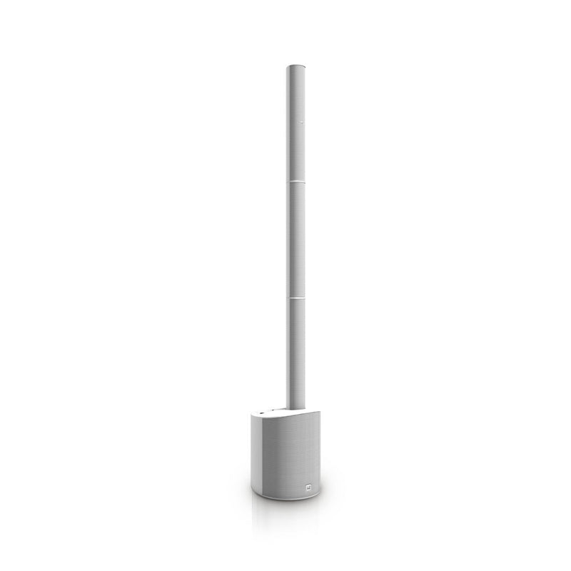 LD Systems MAUI 5 Système de sonorisation colonne ultra portable avec mixeur et Bluetooth (Blanc)