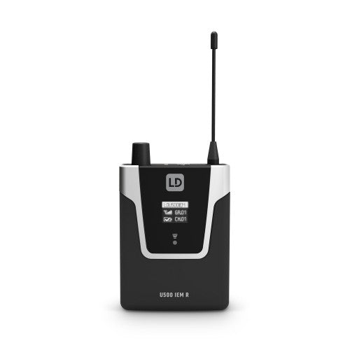Récepteur de surveillance intra-auriculaire LD Systems U504.7 IEM R (470-490 MHz)
