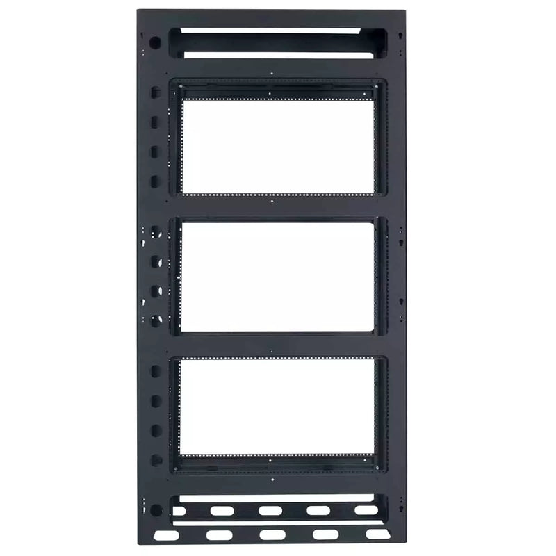 Lowell LGR-4442-LRD Gangable AV Rack Without Rear Door - 44U x 42"D