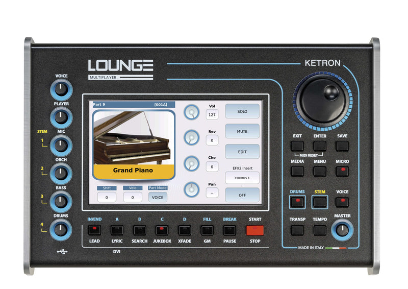 Lecteur de salon Ketron 9LKLOUNGEB avec SSD de 240 Go