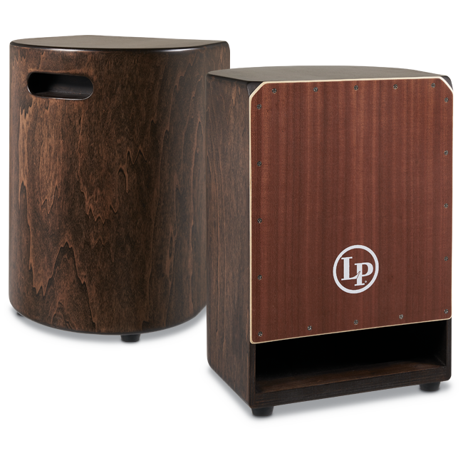 Latin Percussion LP1461M Round Back Bass Cajon (Mahogany)