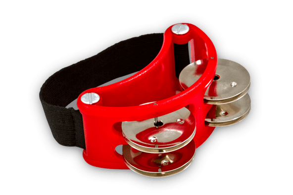 Latin Percussion LP188 Foot Tambourine (Red)
