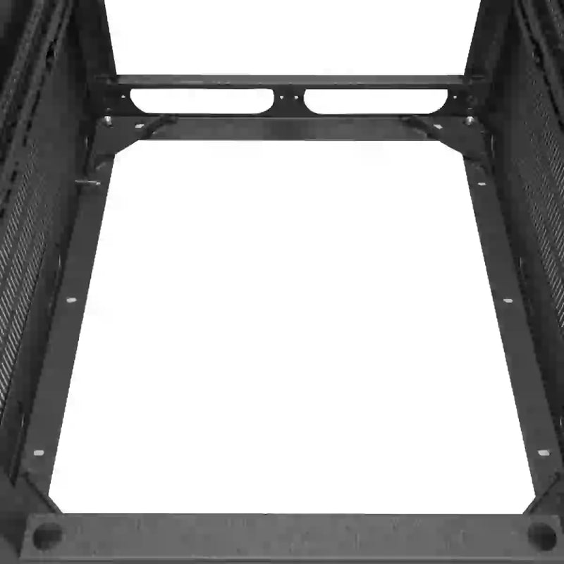 Lowell LSER-4432 Seismic Rated Enclosed AV Rack with Rear Door - 44U x 32"D