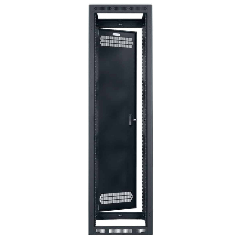 Lowell LSGR-4427 Seismic Rated Gangable AV Rack with Rear Door - 44U x 27"D