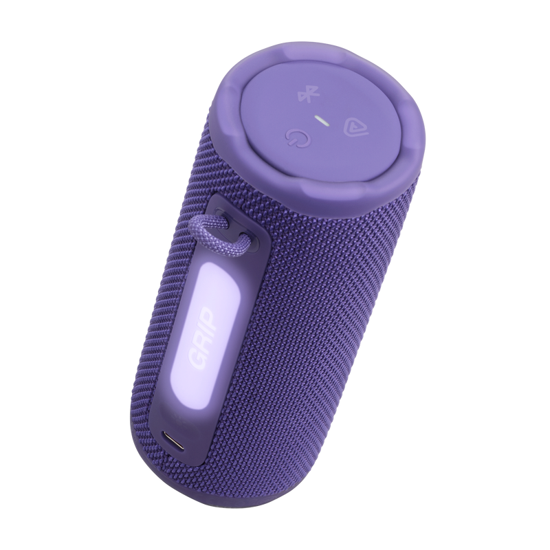 JBL GRIP Compact Portable Bluetooth Speaker (Purple)