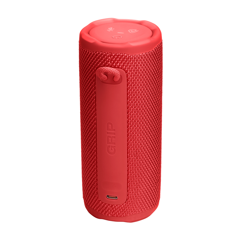 JBL GRIP Compact Portable Bluetooth Speaker (Red)