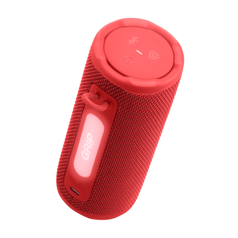 JBL GRIP Compact Portable Bluetooth Speaker (Red)