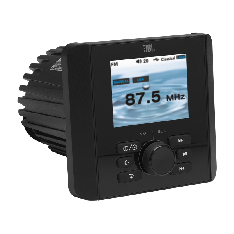 JBL JAM5000N Marine Head Unit With Color LCD Display - 2.8"