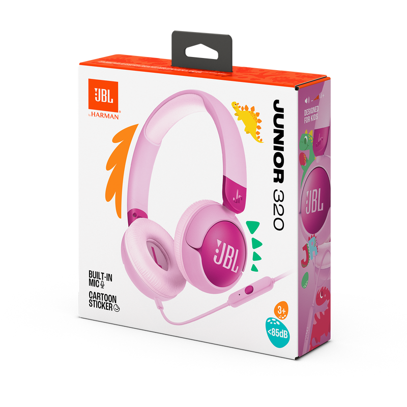 JBL JUNIOR 320 Wired On-Ear Headphones (Purple)