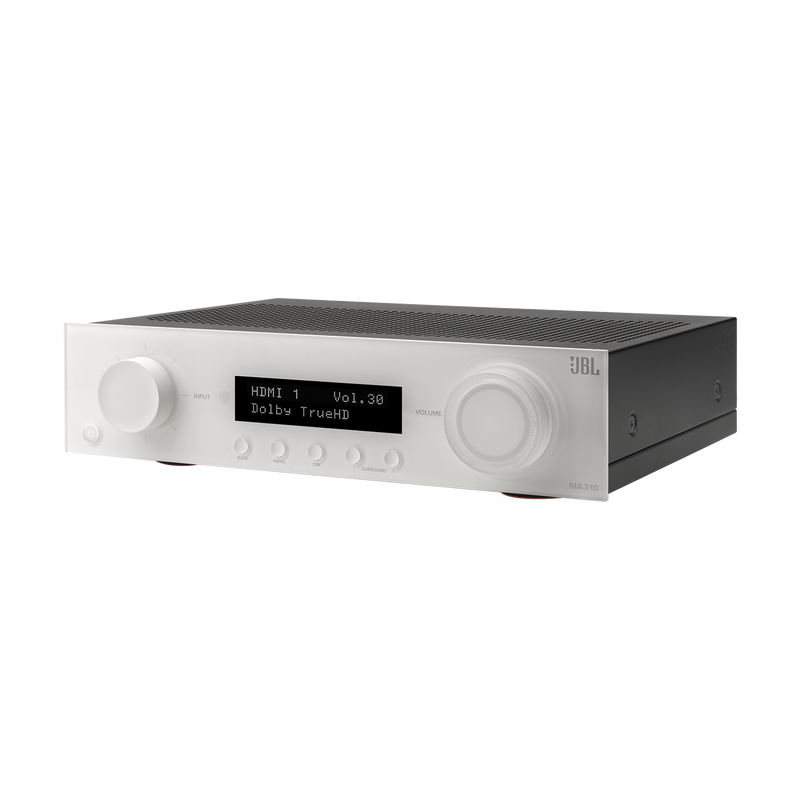 JBL MA310 5.2-Channel 4K A/V Receiver (White)