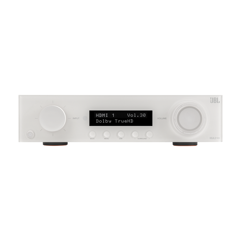 JBL MA310 5.2-Channel 4K A/V Receiver (White)