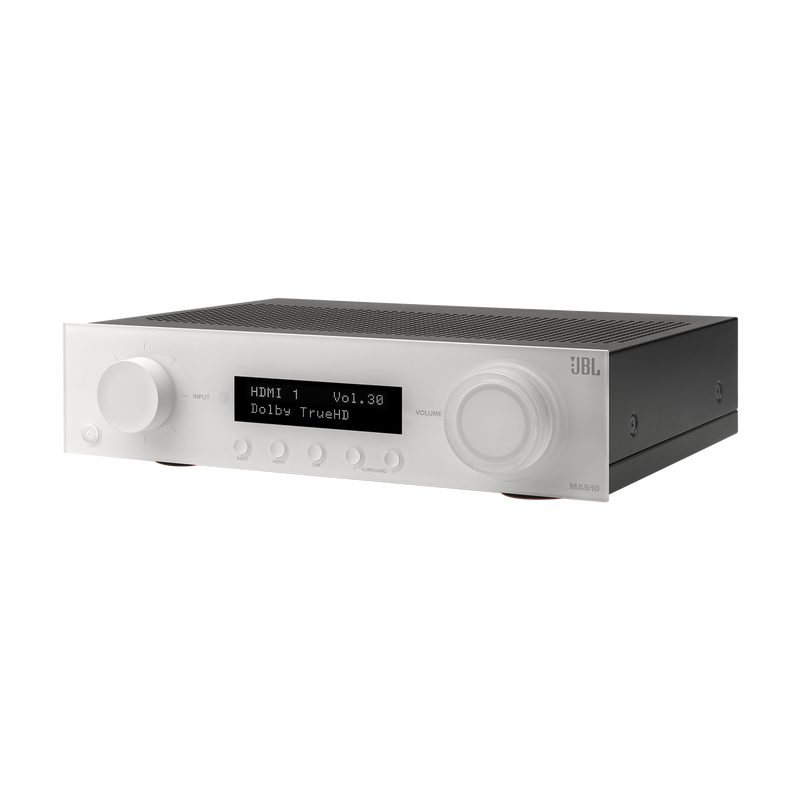 JBL MA510 5.2-Channel 8K A/V Receiver (White)