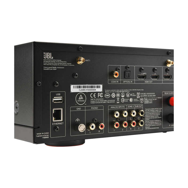 JBL MA7100HP 7.2-Channel 8K A/V Receiver (White)