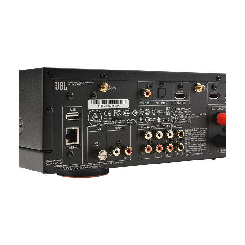 JBL MA710 7.2-Channel 8K A/V Receiver (White)