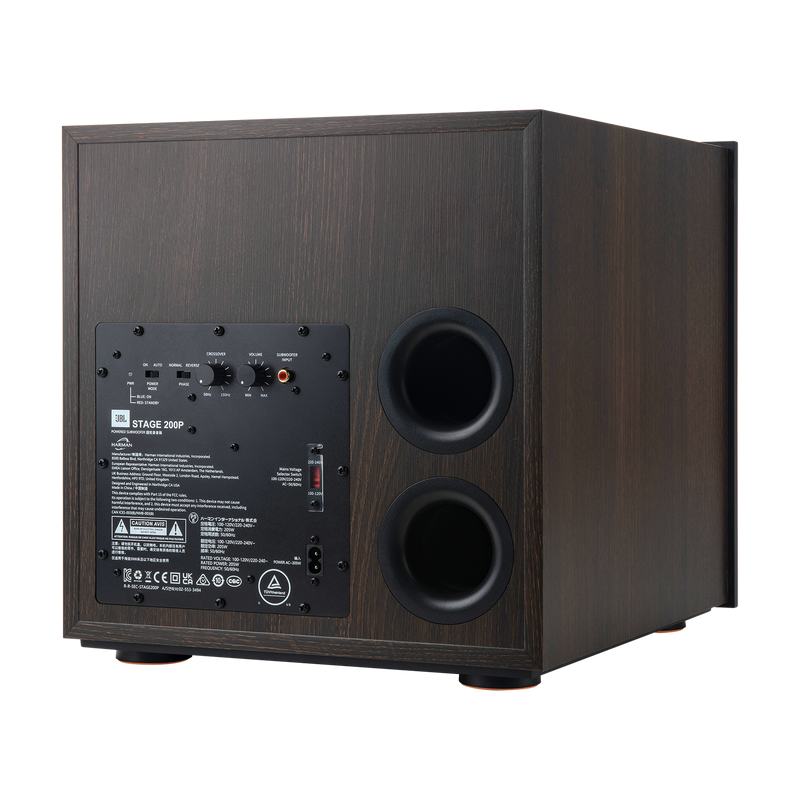 JBL STAGE 200P Powered Subwoofer (Espresso) - 10"