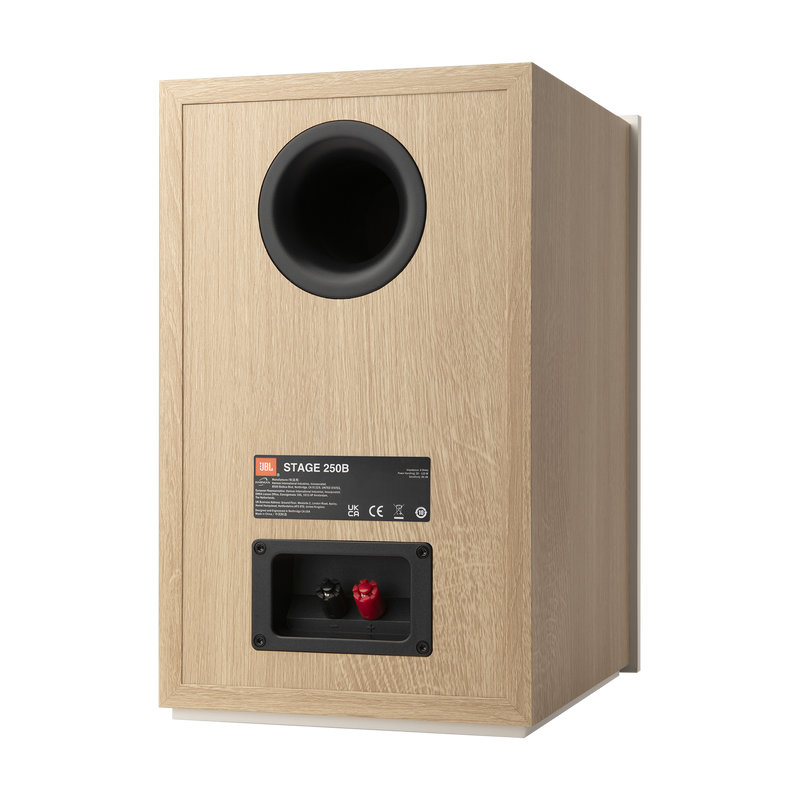 JBL STAGE 250B 2-Way Bookshelf Loudspeaker (Pair, Latte) - 5.25"