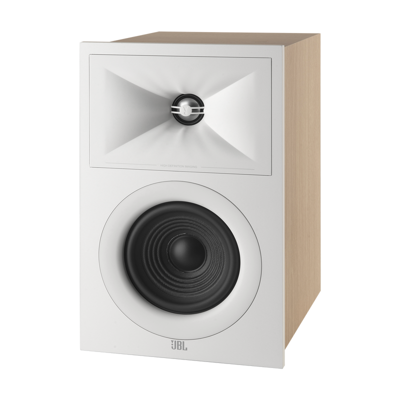 JBL STAGE 250B 2-Way Bookshelf Loudspeaker (Pair, Latte) - 5.25"