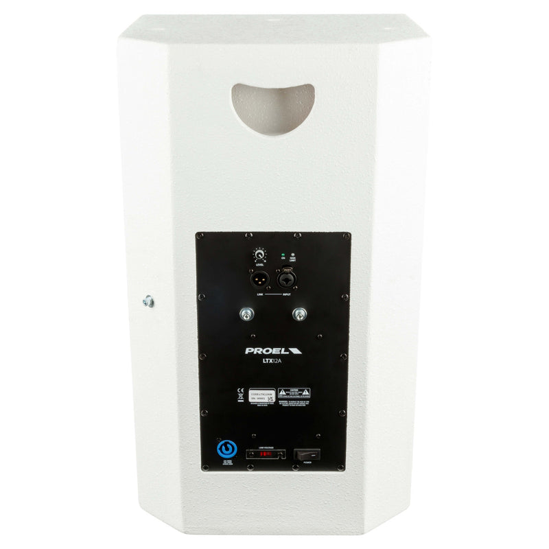 Proel LTX12AW 2-Way Active Installation Speaker (White)