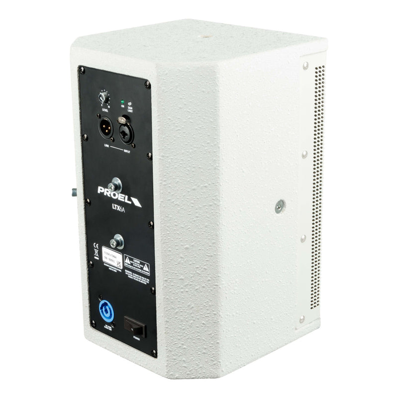 Proel LTX6AW 2-Way Installation Active Speaker (White)