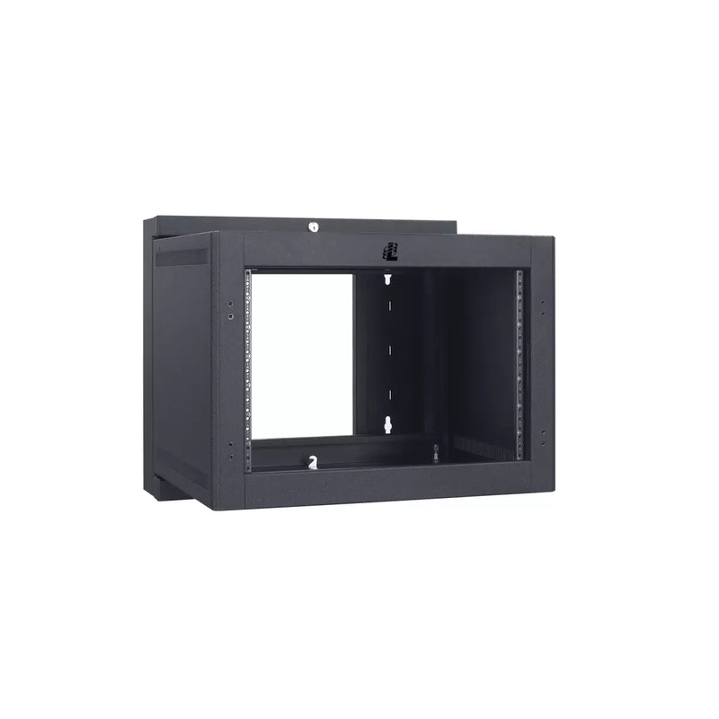 Lowell LWSR-722 Swing Open Wall Mount AV Rack - 7U x 22"D