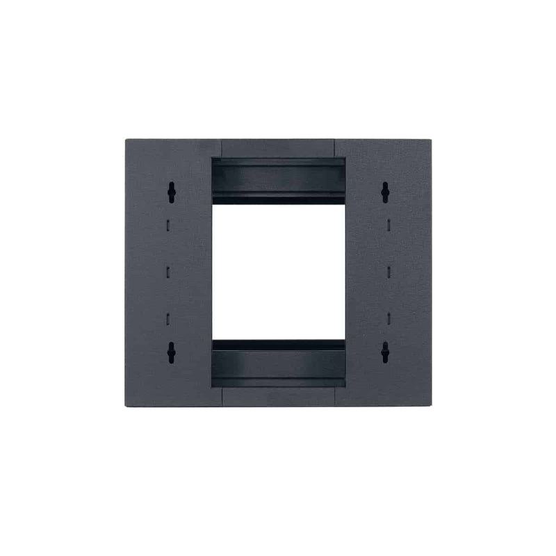 Lowell LWSR-722 Swing Open Wall Mount AV Rack - 7U x 22"D