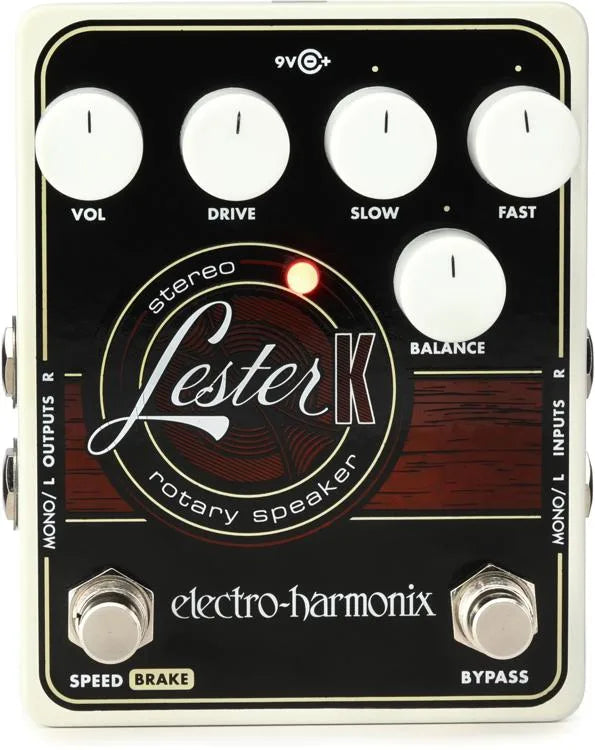 Pédale d'émulation de haut-parleur rotatif stéréo Electro-Harmonix LESTER K