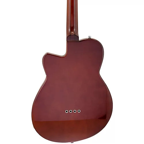 Révérend LINH LEE LINHBACKER Basse semi-creuse (Purple Sparkle)